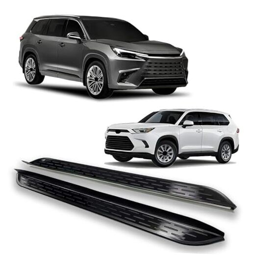 2Pcs Door Fixed Running Board Side Step Compatible with Toyota Grand gallery
