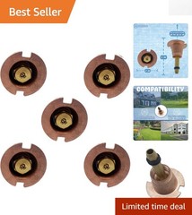 Efficient Brass Pop-Up Sprinkler Set – 5 Adjustable Heads for Optimal Irrigation