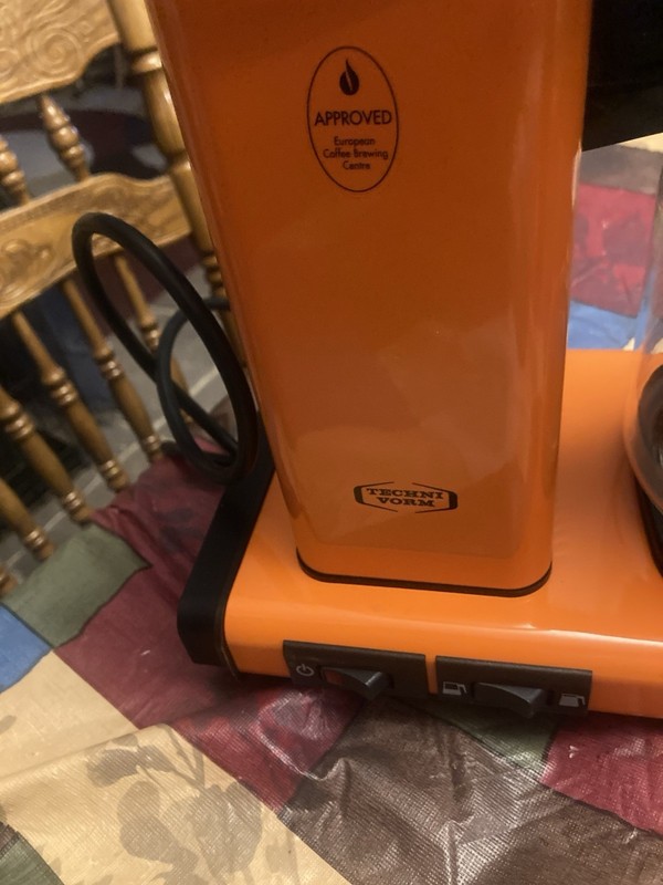 Technivorm Mocamaster coffee maker 52947 KBGV 1.25L Orange NEW! gallery
