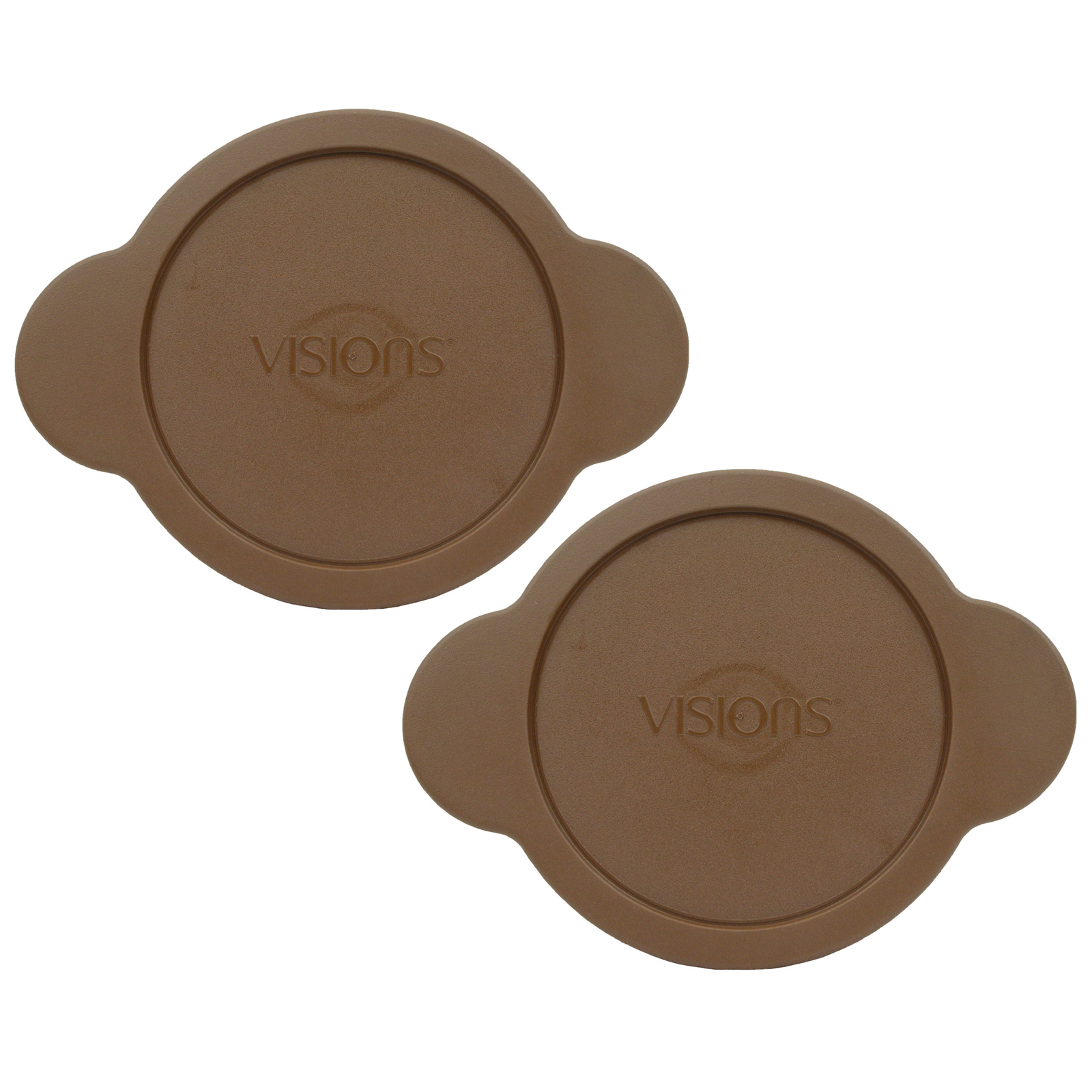 Visions CM8-PC 1 Quart Versa Pot Brown Replacement Lid Cover (2-Pack) gallery