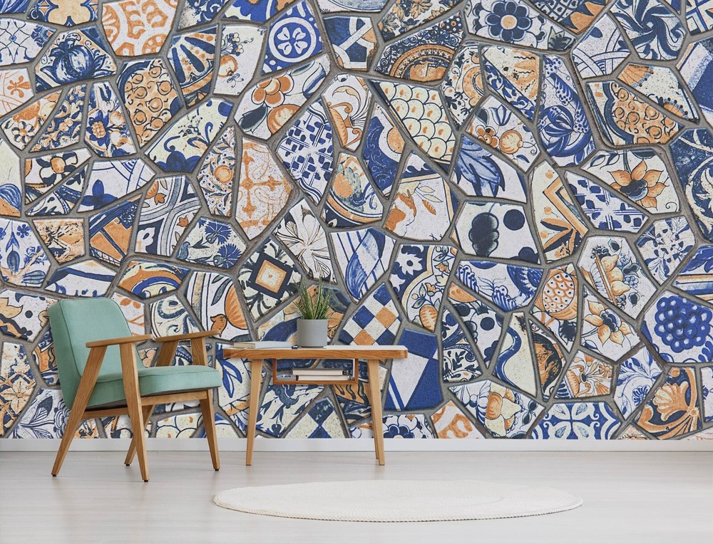 3D Stone Fragment Pattern 7445 Wallpaper Wall Murals Wall Paper Print Mural Romy