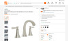 American Standard Rumson 7417801.295 8"2-Handle Bathroom Faucet Brushed Nickel gallery