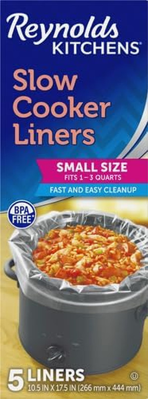 Kitchens Slow Cooker Liners, Small (Fits 1-3 Quarts), 5 Count (Pack of 2) gallery