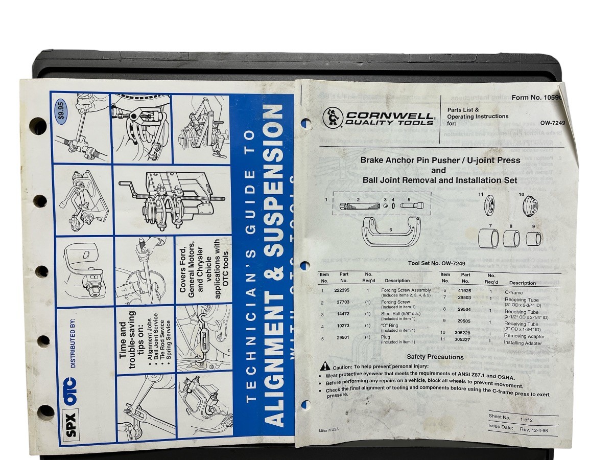 CORNWELL OW-7249, BALL JOINT, U-JOINT, BRAKE ANCHOR PIN SERVICE (a (PDS041340) gallery