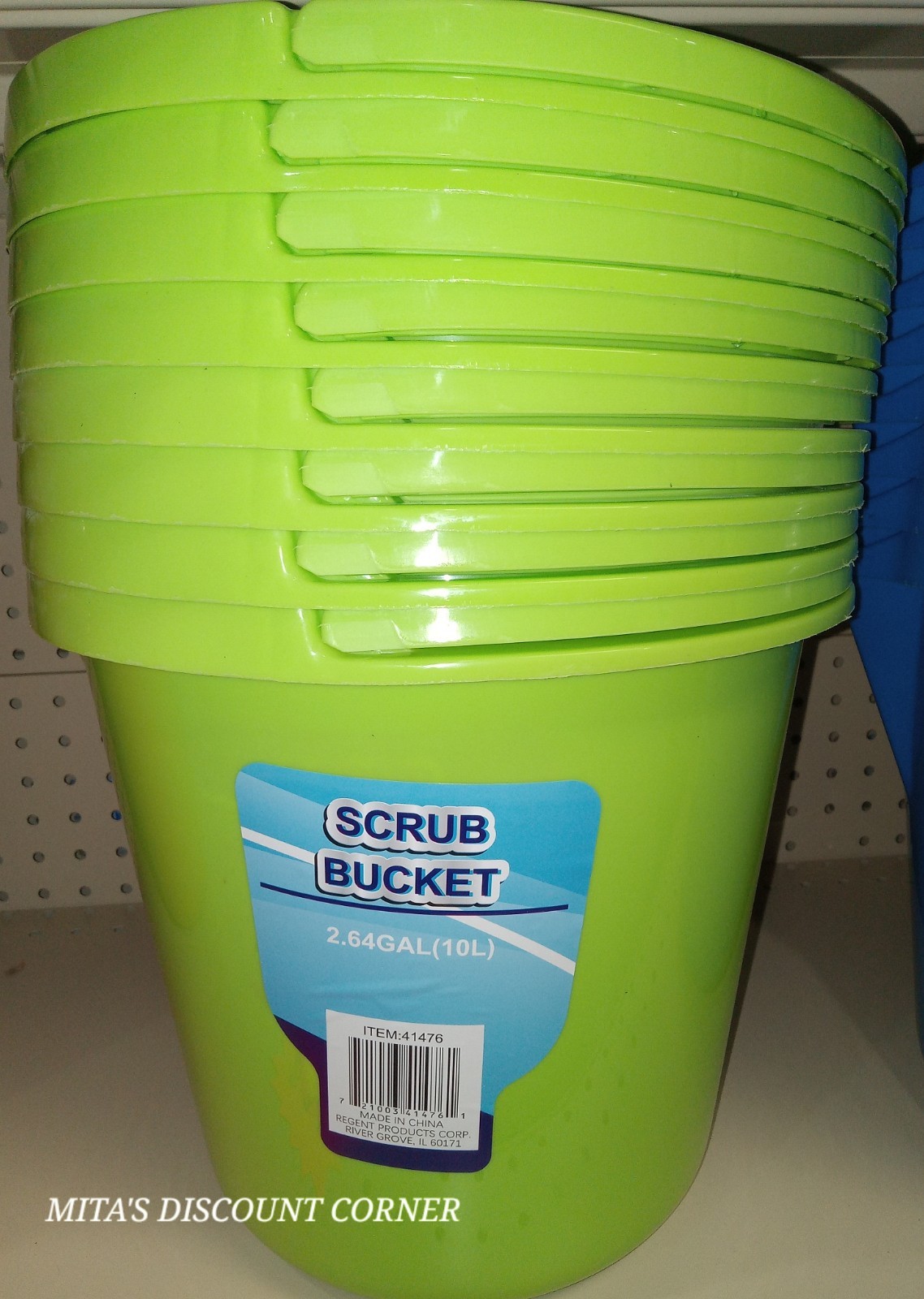 2.64 Gallon Plastic Round Scrub Bucket – Set of 3 -Durable Cleaning Buckets gallery