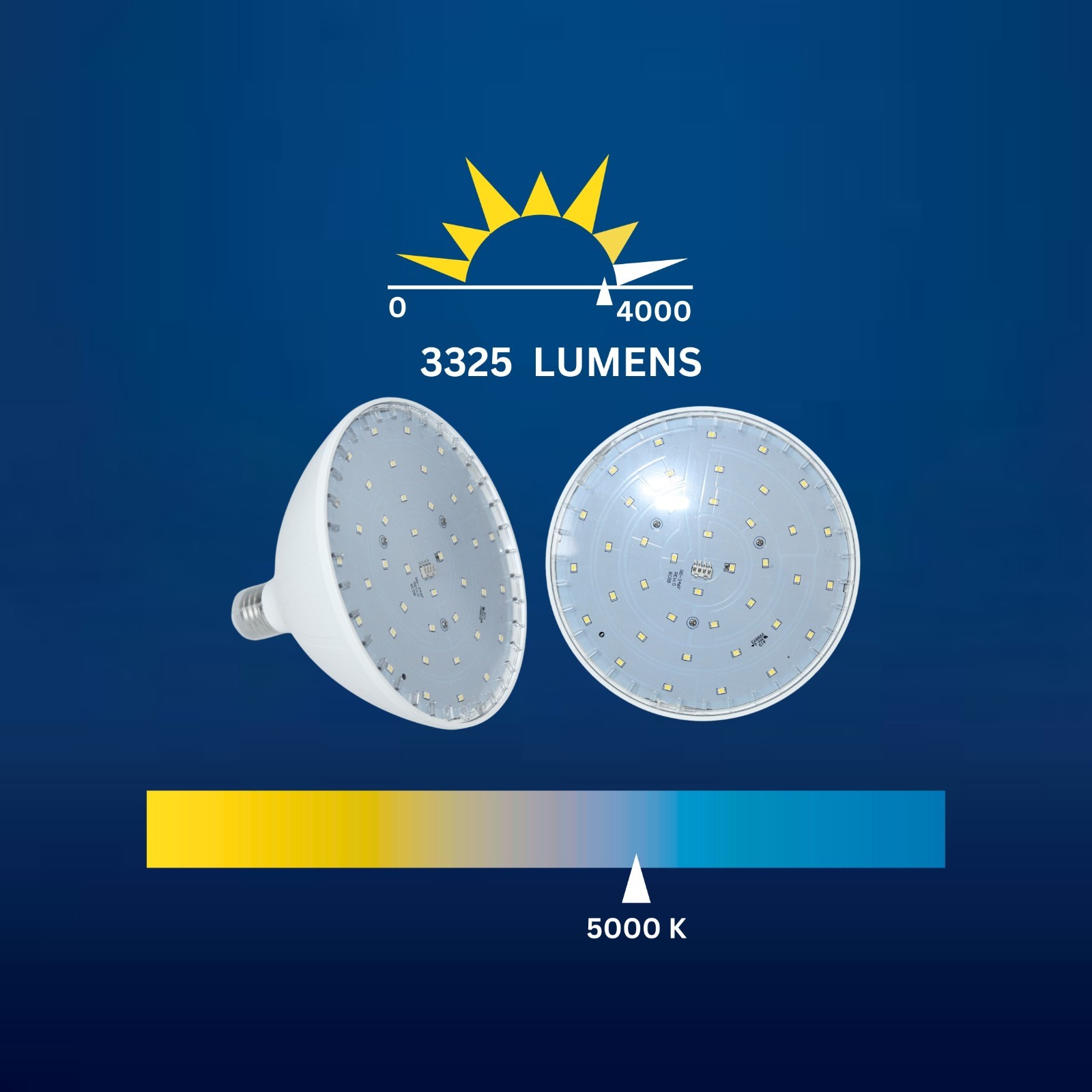 Blue Square Cool White LED Pool Light Bulk | 35W | 120V | VLB3501-WT gallery