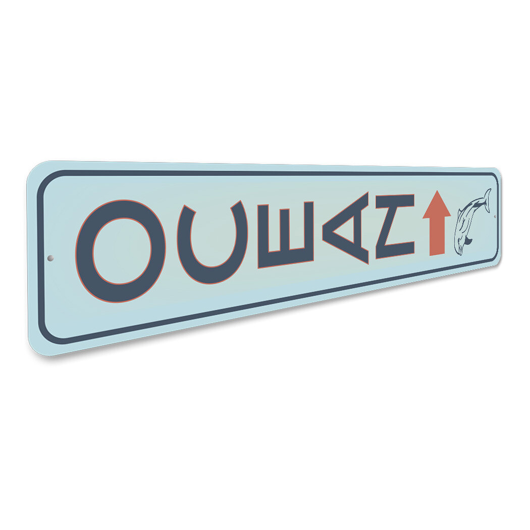 Ocean Metal Sign gallery