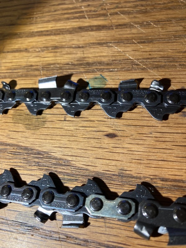 16" PowerCut Square Ground Chisel Chain 3/8 Pitch .050 Gauge 60 DL, 72CL060G gallery