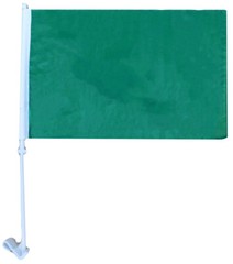 Green Solid Color Plain 12″x18″ Rough Tex 68D Nylon Car Vehicle Flag