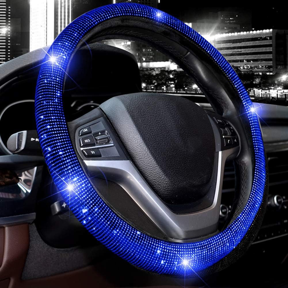 Steering Wheel Cover for Bling Bling Crystal Diamond Sparkling Car SUV Wheel Pro gallery