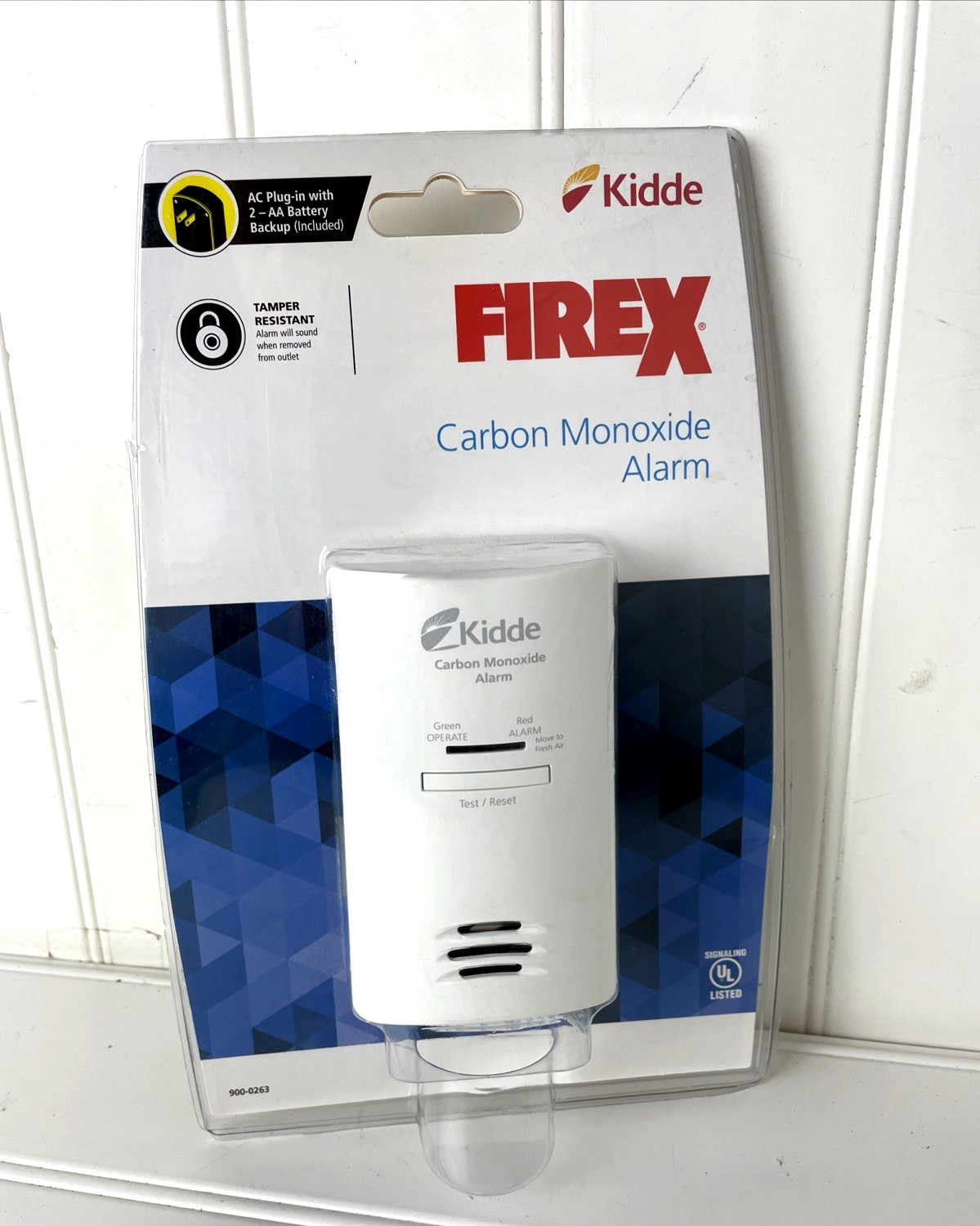 Kidde Firex Plug-In Carbon Monoxide Detector, AA Battery Backup gallery