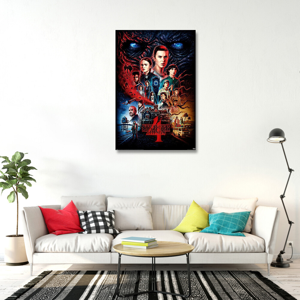 Stranger Things 4 - TV Show Poster (Regular One Sheet Season 4) (Size: 24 x 36") gallery