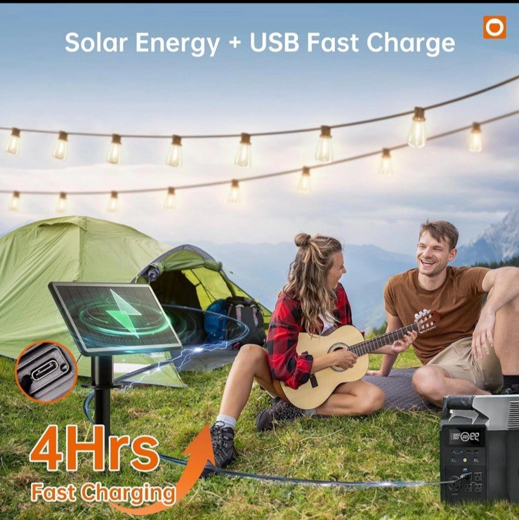 addlon 35FT Solar String Lights Outdoor, IP54 Waterproof Solar Powered with Remo gallery