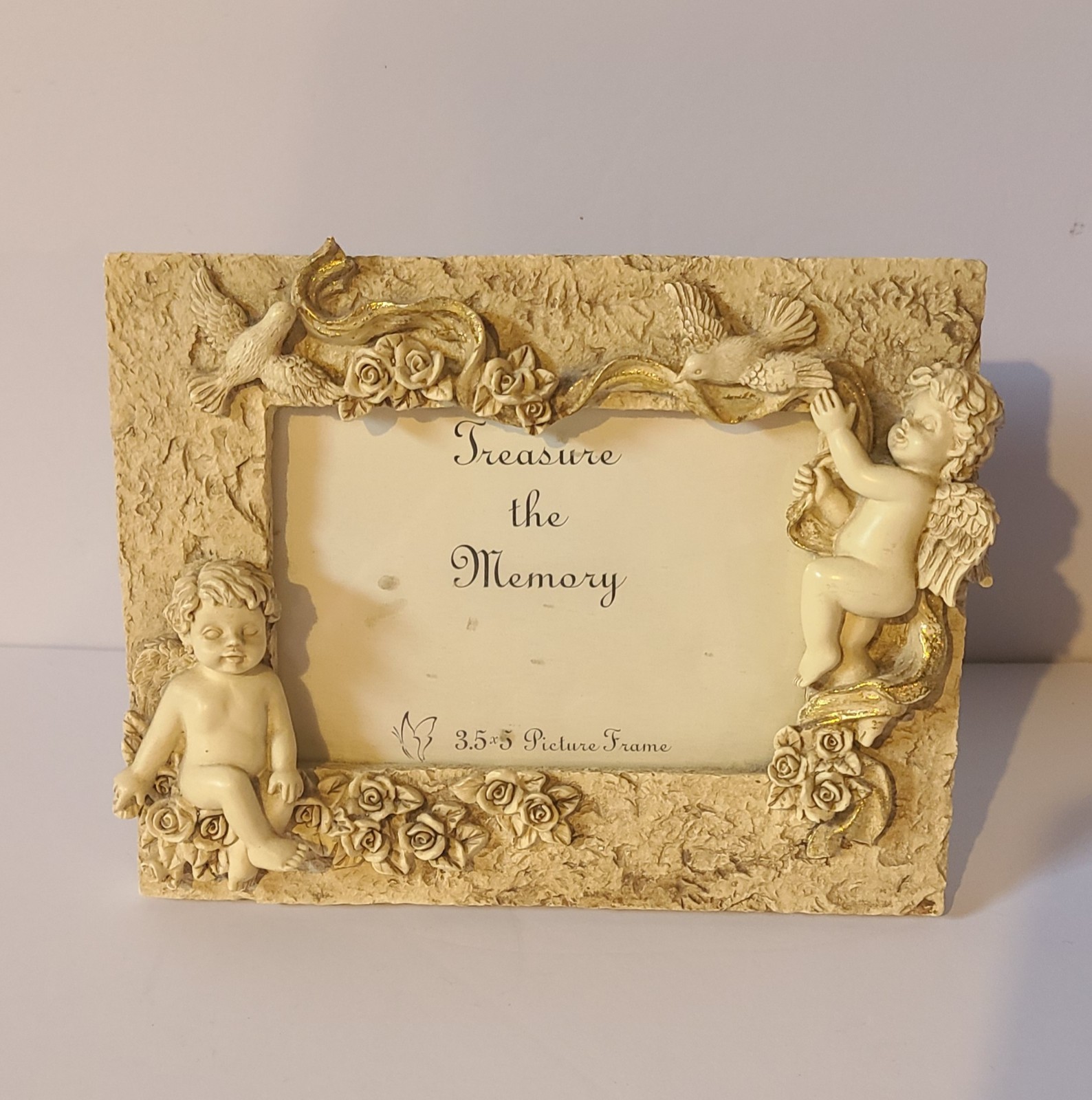 Ornate Cherub Angel 3D Picture Frame Resin Victorian gallery