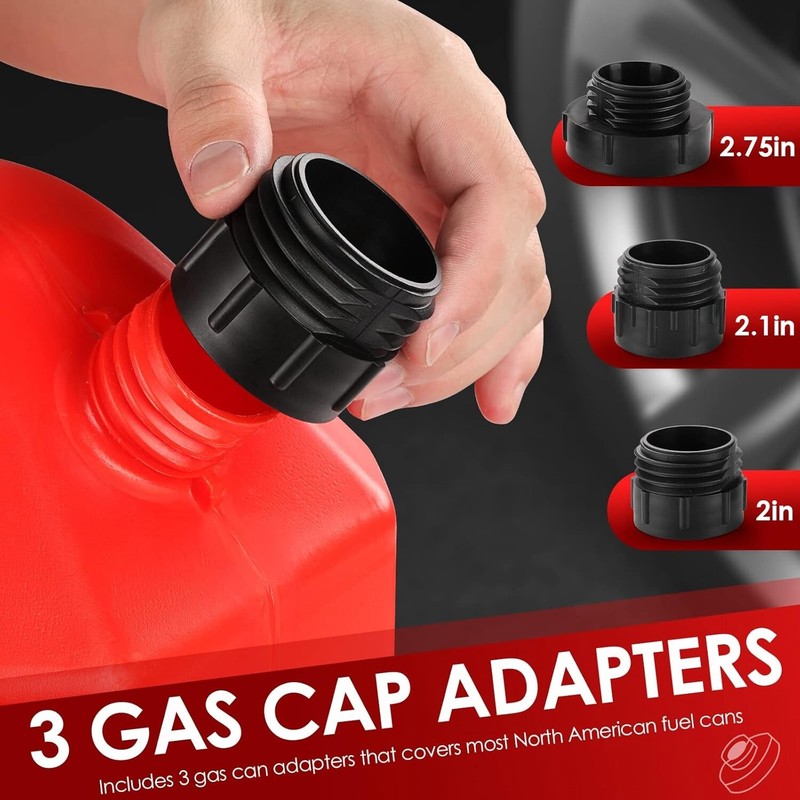 Automatic Fuel Transfer Pump with Auto-Stop, AA Gas Can Pump Battery Operated gallery