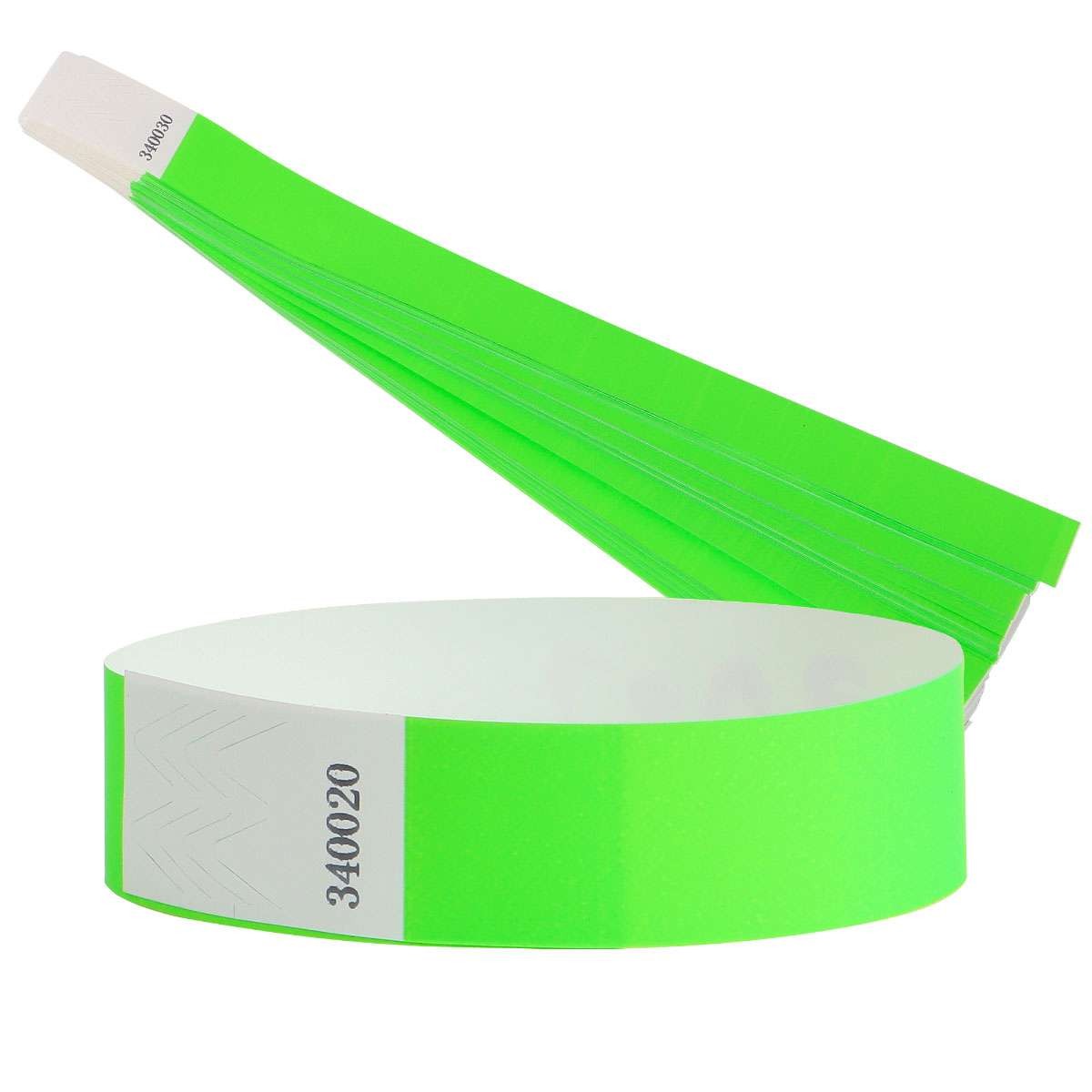 100 Pcs set Paper Wristbands for Events Bulk Variety Neon Wrist Bands Waterproof gallery