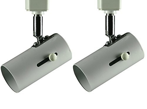 2 Pack Universal Line Voltage Track Lighting Heads compatible H type 3-wire sing gallery