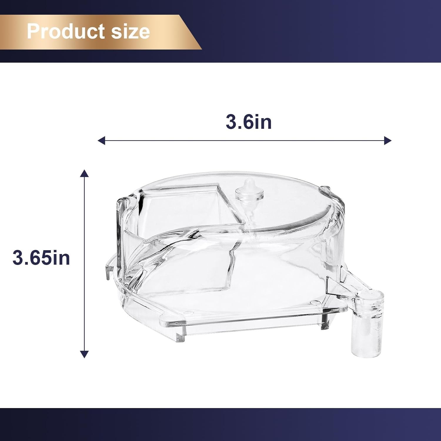 Replacement for Cuisinart Coffee Maker Clear Grinder Assembly Lid Cap DGB-500 gallery