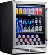 Yeego 24 Inch Beverage Refrigerator 180 Cans Fridge Left-Hinge Home&Office gallery