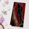 Black and Red Marble Kitchen Towels, 16 x 24 inches, Gold Red-1 gallery