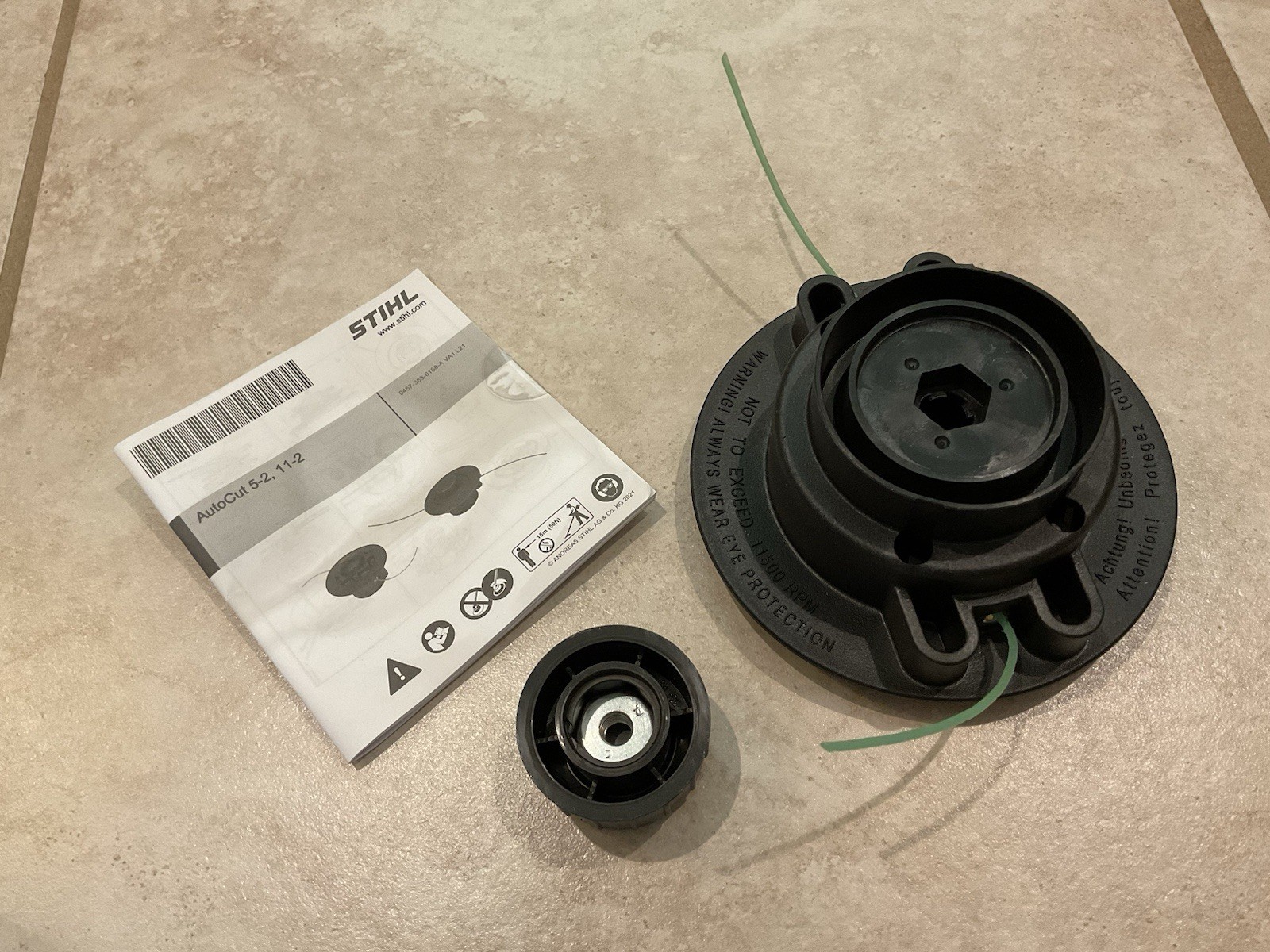AUTOCUT 5-2 STRING TRIMMER HEAD W/ LINE STIHL FS38 FS40C FS45 4006 710 2100 gallery