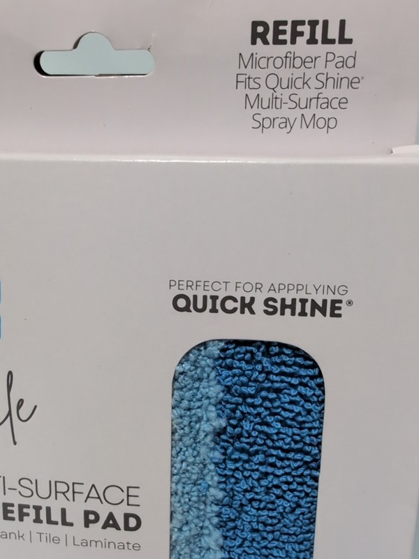 Quick Shine Dual Action Spray Mop Refill Pad 2 Pack NEW gallery