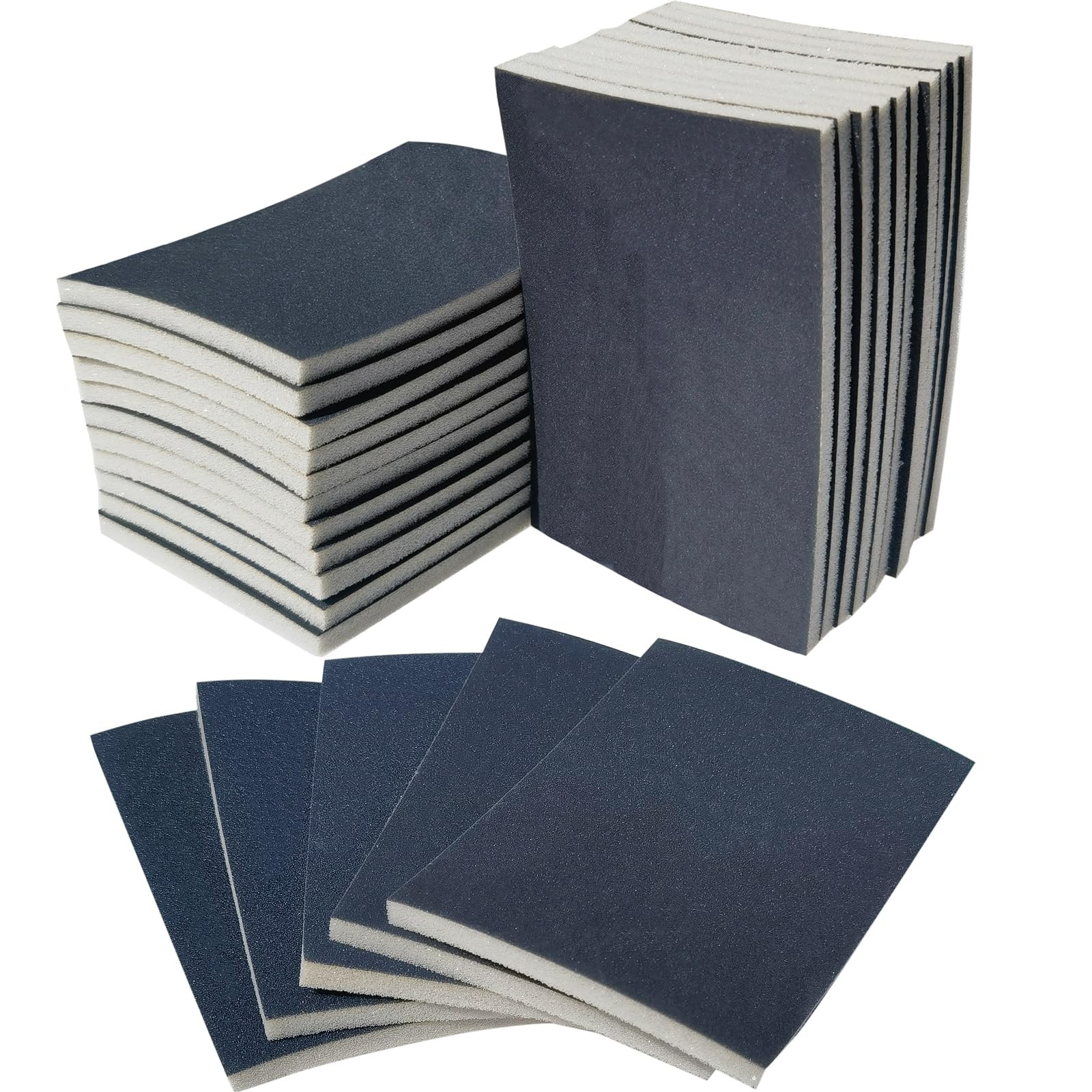 20 PCS 3 x 4 Inch 400-3000 Grit Sanding Sponge Set, Ultra Fine Sanding Sponge... gallery