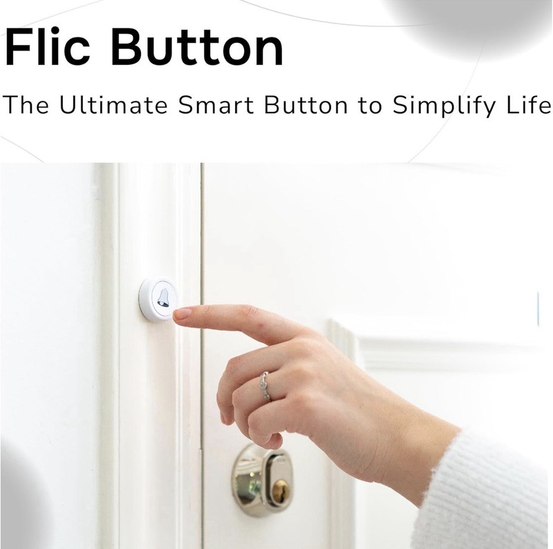Flic Smart Button 3-Pack + New Batteries for Alexa, Matter, Homekit, SmartThings gallery