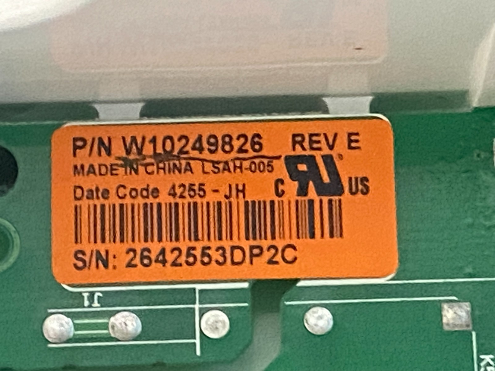 Whirlpool Maytag Amana Dryer Main Control Board P# W10249826 W10542001 gallery