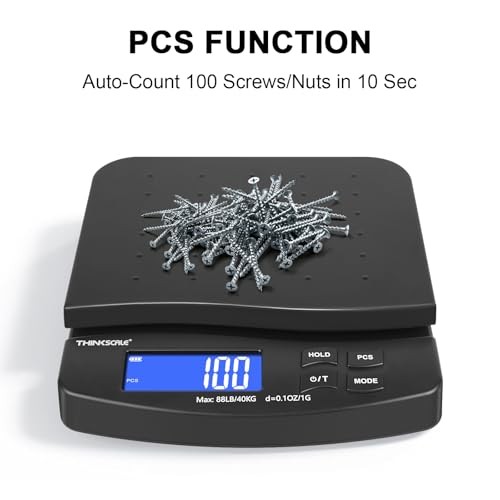 88lb Shipping Scale, 0.1oz Precision, Digital Postal Scale with Large LCD, gallery