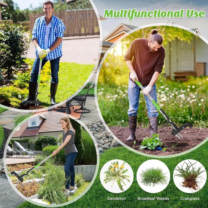 Weeder Puller Tool Stand Up Weed Tool with Long Handle Garden Weed Remover Tool gallery