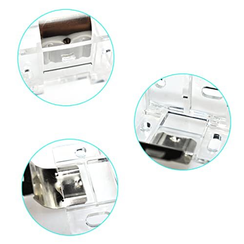 4 Pcs Cordless Shade Mounting Bracket with Metal Clips for 1" 25mm for PVC Co... gallery