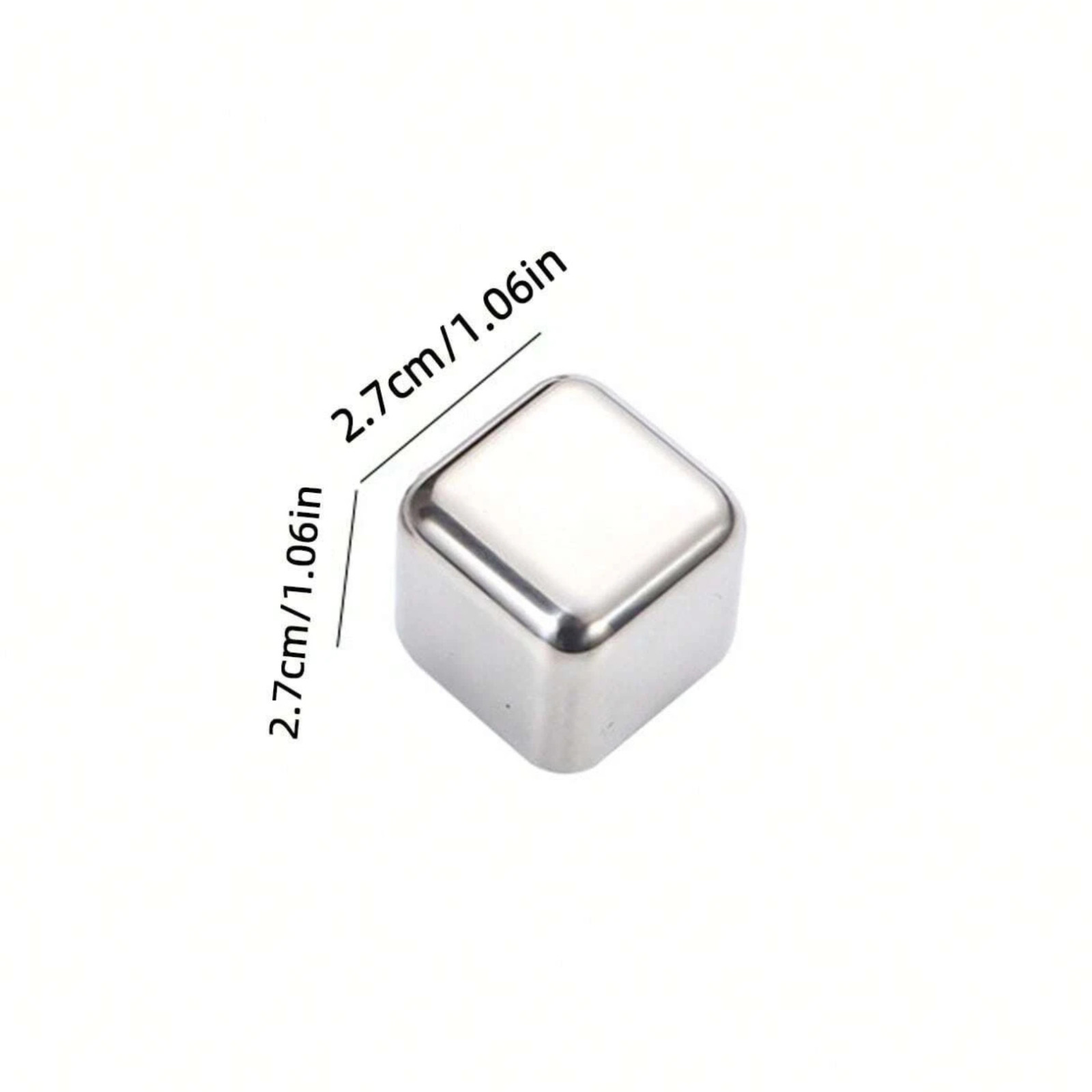 Stainless Steel Ice Cubes Reusable Ice Stones For Fast Cooling Metal Ice Cubes gallery