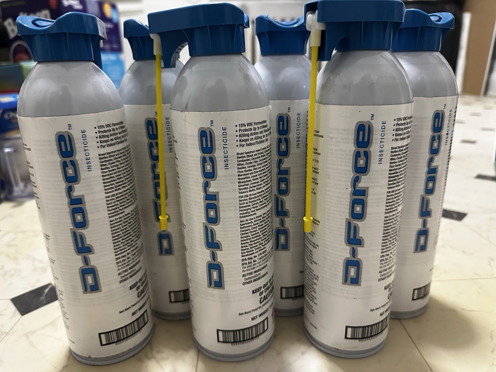 FMC D-Force Aerosol Insecticide Controls Bed Bugs Spiders Pests gallery