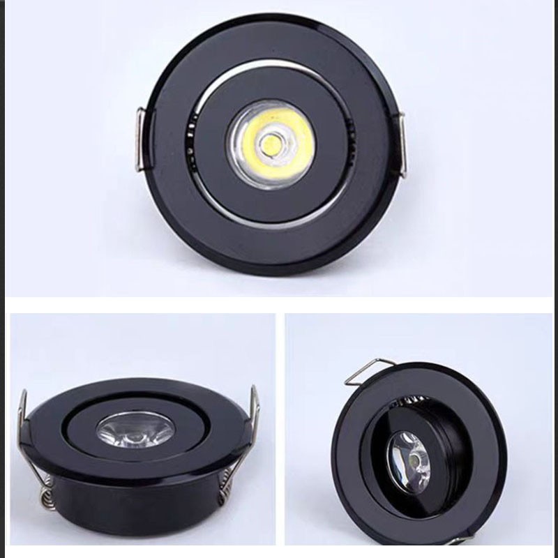 10pcs Mini 3W LED Recessed Ceiling Downlight Spot Light Lamp Cabinet 110V-240V gallery