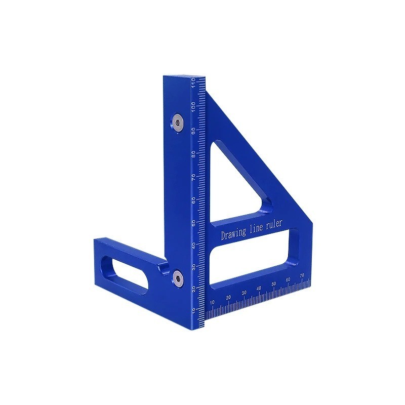 Woodworking Square Protractor Aluminum Alloy Miter Triangle Ruler High Precision gallery