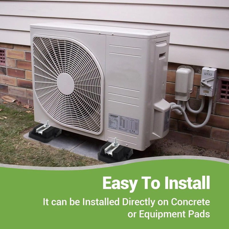 4 Pack Floor Mounting Base Kit for Mini Split Air Conditioner Condensers Heat... gallery