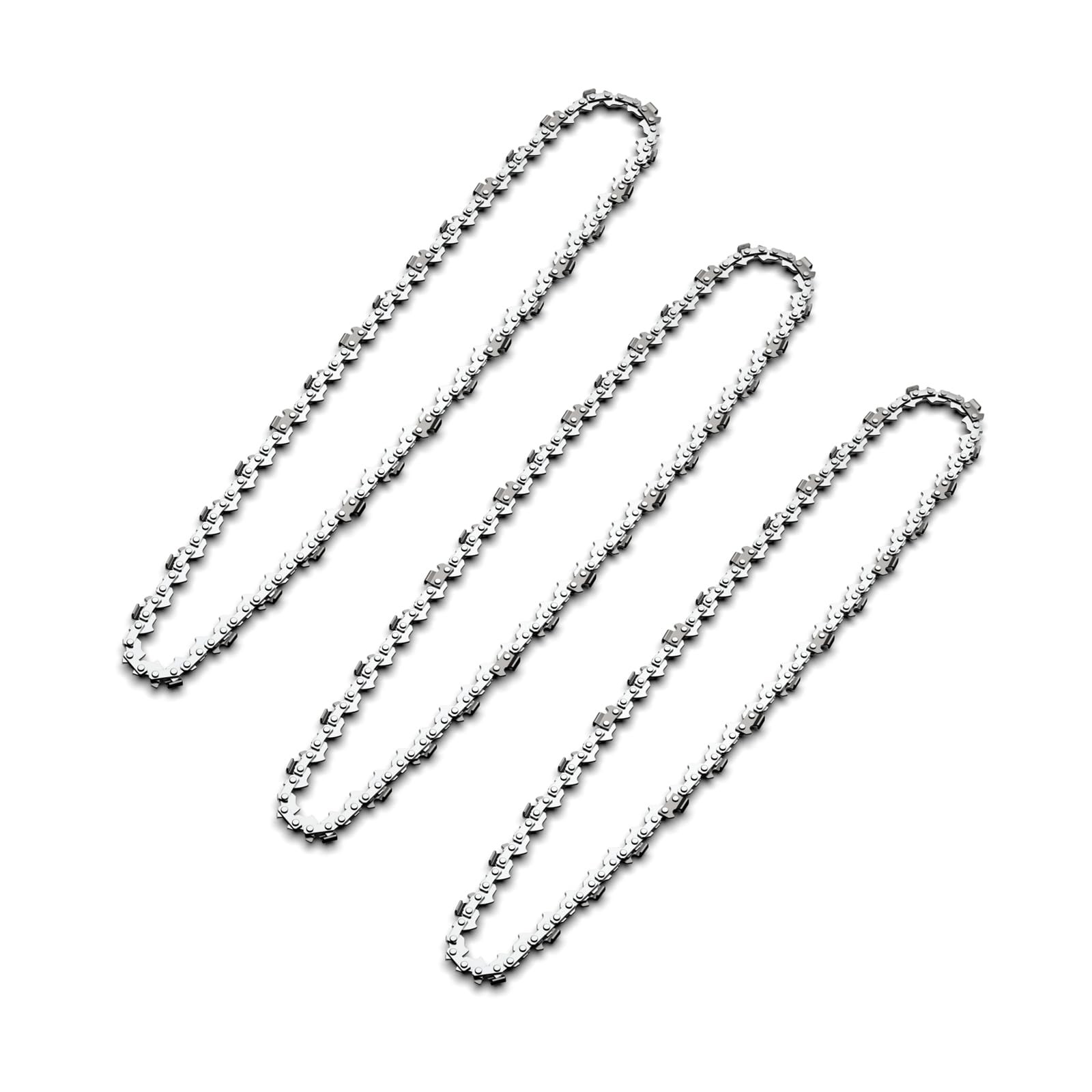 3Pcs 6 Inch Mini Chainsaw Chain, 1/4" LP Pitch .043" Gauge 37 Drive 6 inches gallery