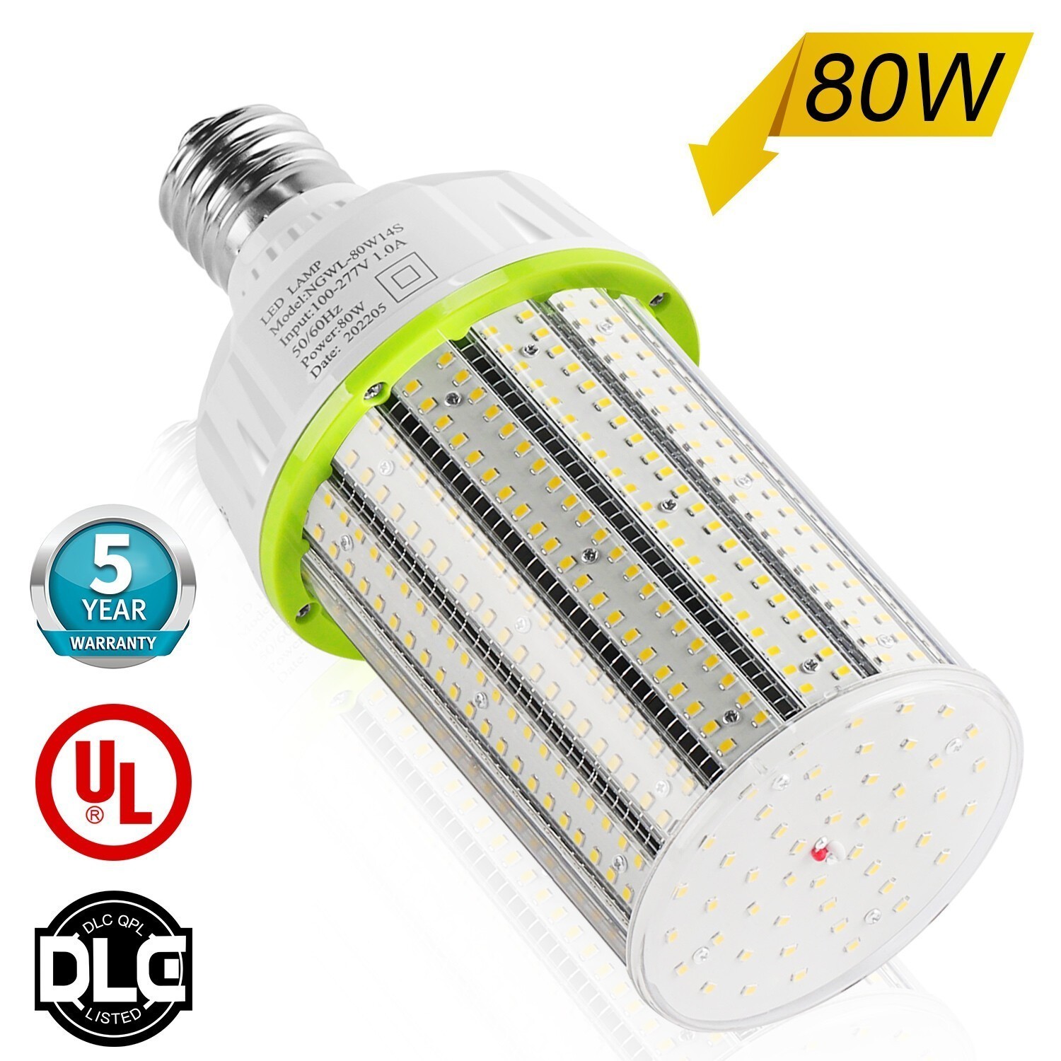 80W LED Corn COB Light Bulb With E39 Mogul Base Parking Lot Street High Bay Lamp gallery