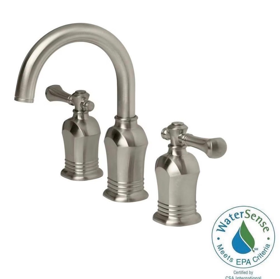 Pegasus Verdanza 8” Widespread Bath Faucet- Brushed Nickel-897 429l- NEW-SEALED