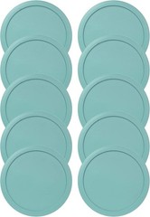Replacement Lid for Pyrex 1-CUP Storage Cover 4″ Bowl 7202-PC Turquoise (10 pcs)