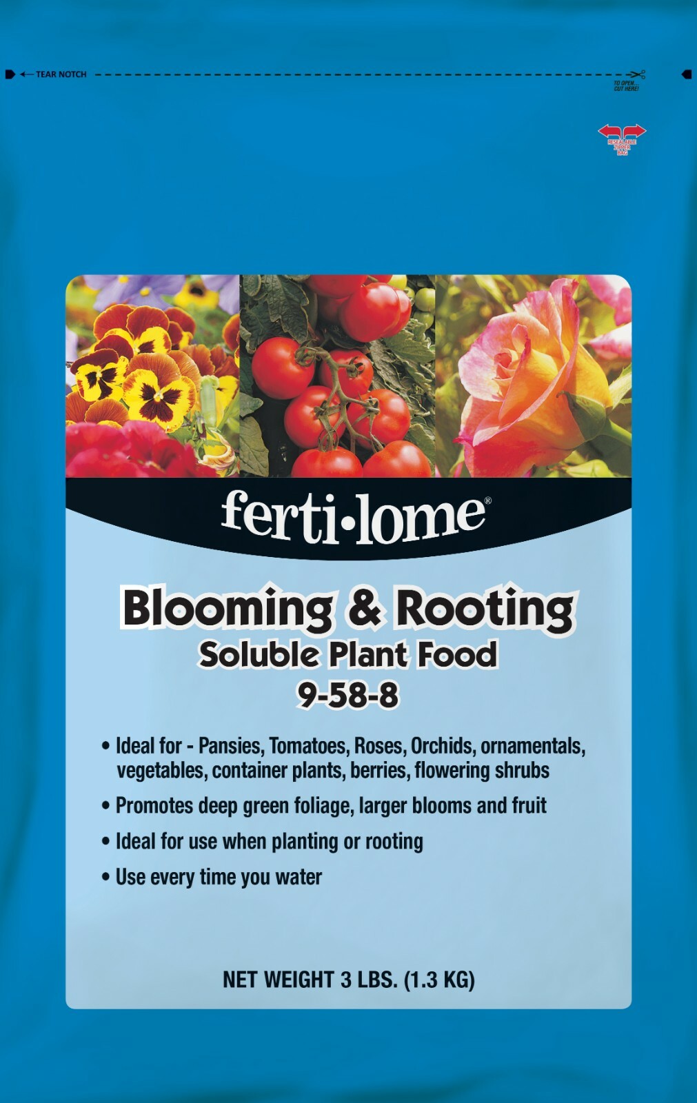 Fertilome Blooming & Rooting Plant Fertilizer food 3 lb water soluble 9-58-8 gallery