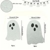 Spooky Halloween Ghost Pull Banner 5m/16.4ft White Paper Ghosts Black Eye gallery