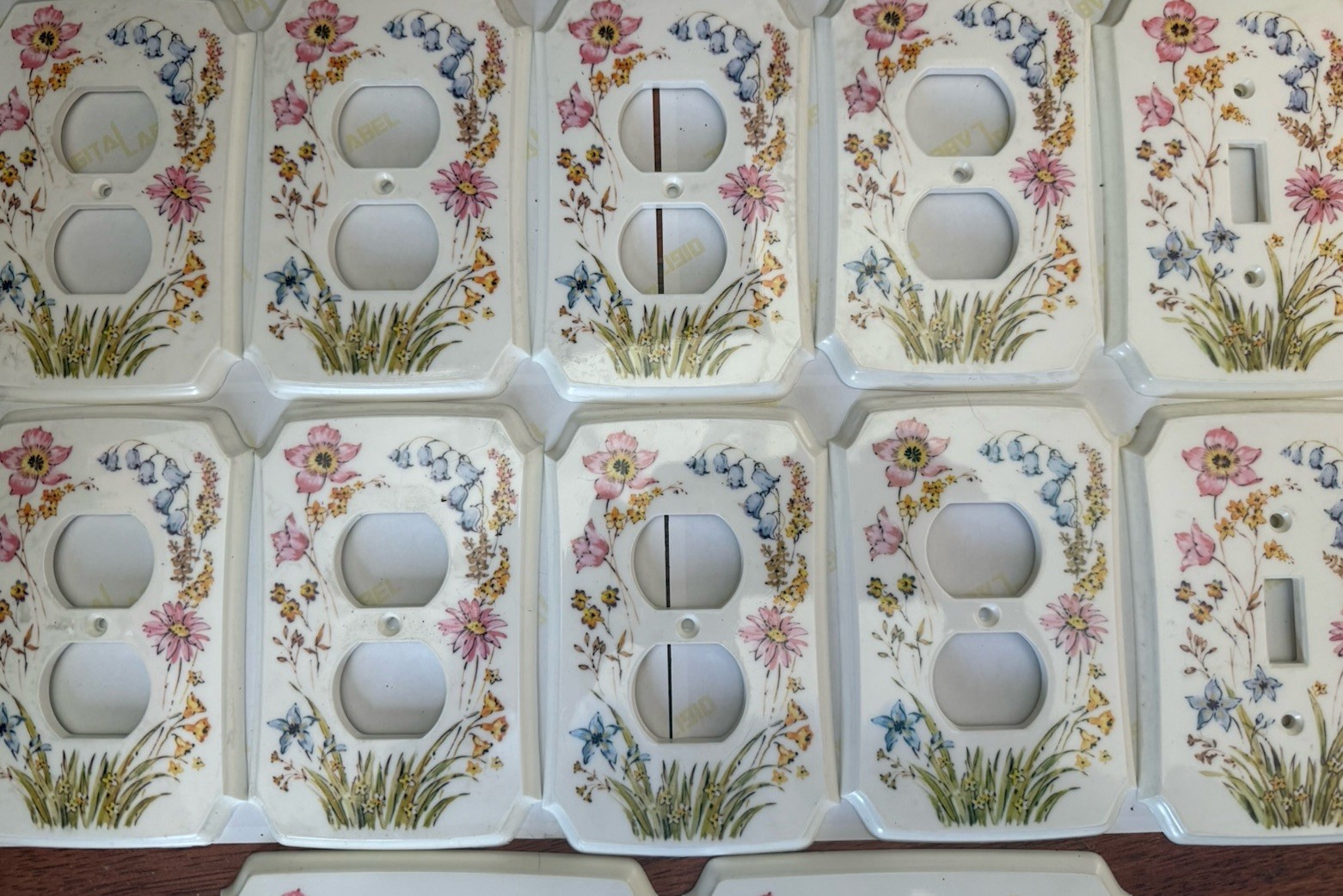 12 Floral Flower Outlet Switch & Double Gang light Wall Switch Plate Covers New gallery