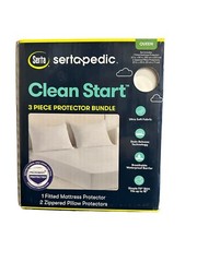2 Sets Serta Queen Mattress Protector Clean Start 3 piece Protector
