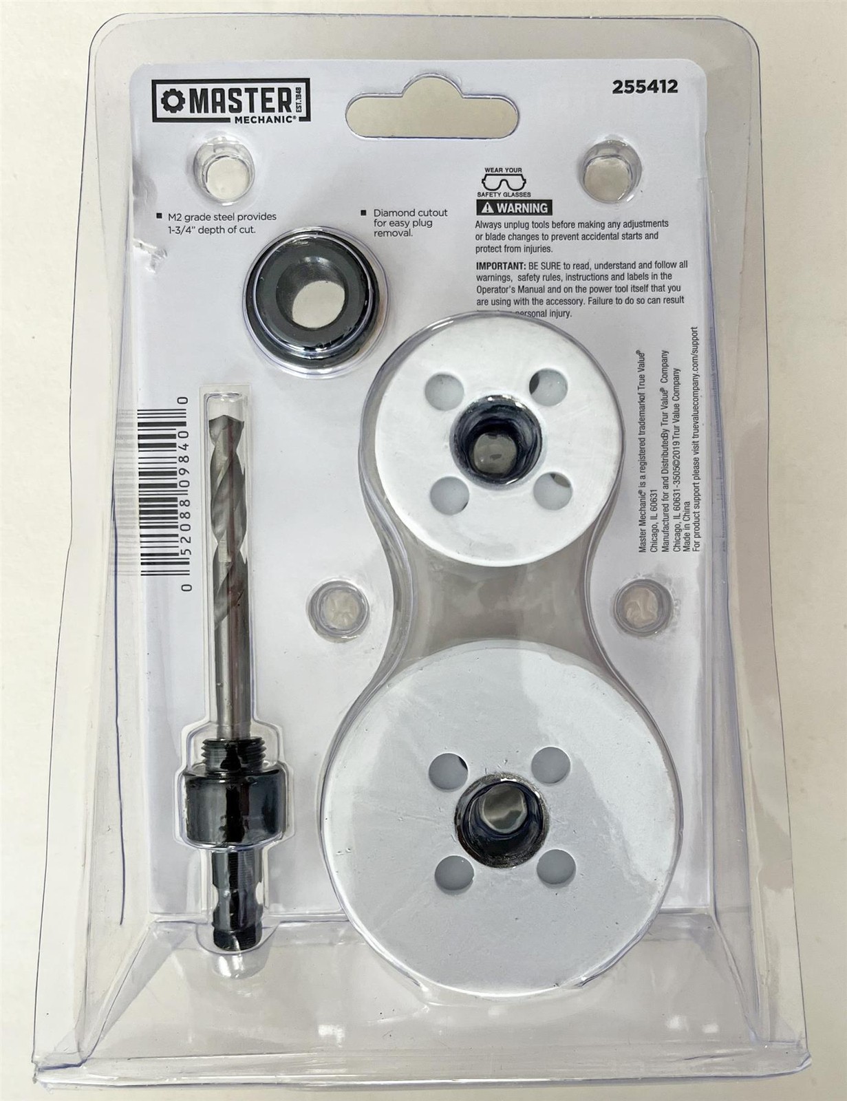 Master Mechanic 255412 7 PC Bi-Metal HOLE SAW KIT gallery