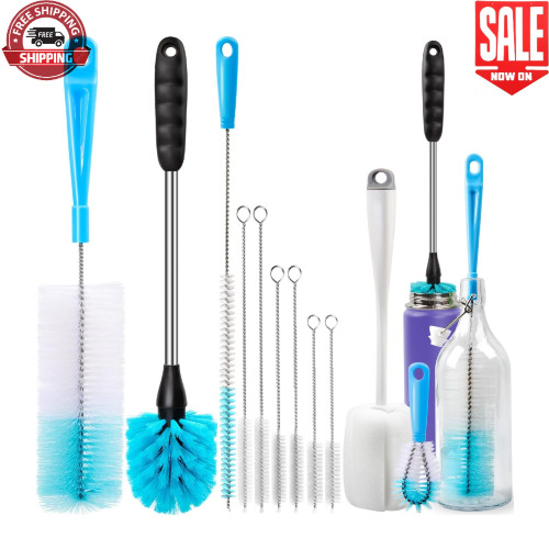 9PCS Bottle Brush Pipe Cleaning Kit Bong Brushes Water Bubbler Hose Tips Cleaner gallery