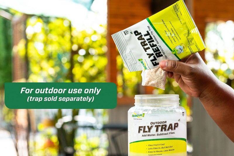 RESCUE Reusable Fly Trap Refill – Outdoor Use - 6 Pack gallery