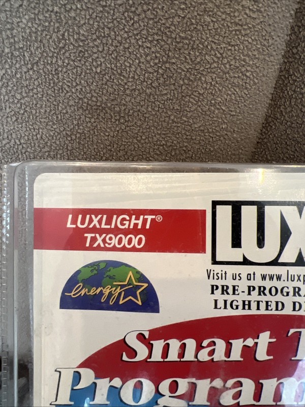 Lux Smart Temp TX9000 7 Day Programmable Thermostat for Heating Cooling New Open gallery