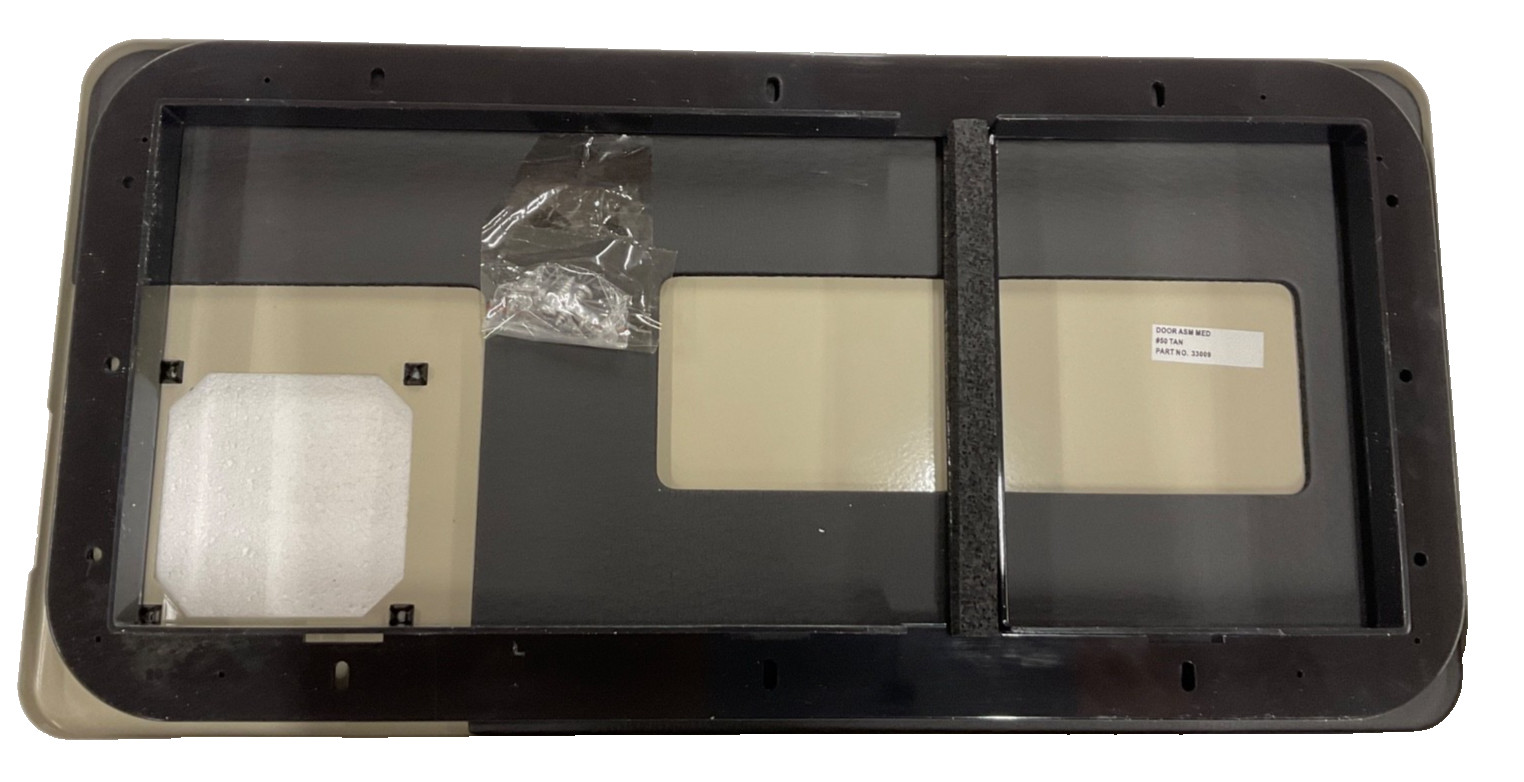 Access Furnace Door Tan Steel Construction 19" x 9-3/8'' RV/Camper Trailer gallery